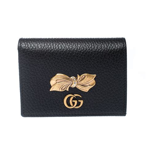 bow gucci signature card case|GUCCI .